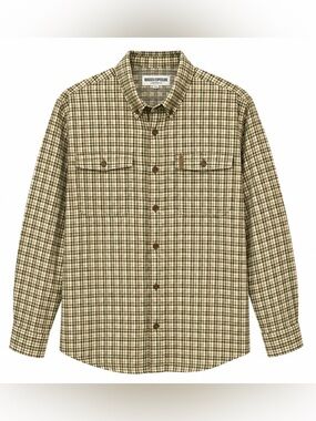 Rugged Exposure Plaid Button-Up Men's Shirt 2XL